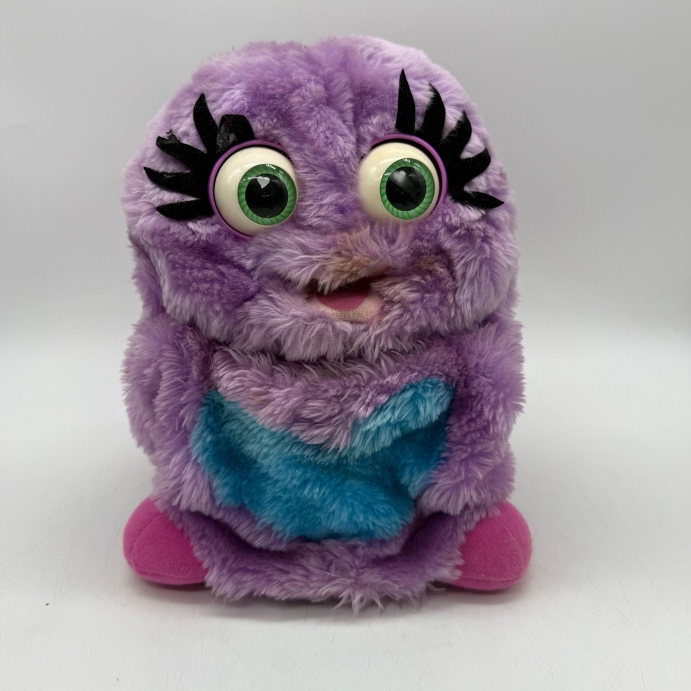Trendmasters Wuv Luv 2 Interactive Plush Purple 1999 Vintage Broken Parts Repair
